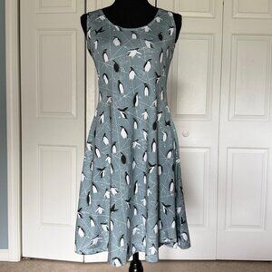 & Flare Sleeveless Dress